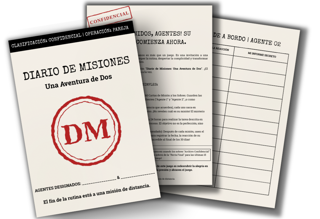 Cartas y sobres impresos del Diario de Misiones sobre una mesa